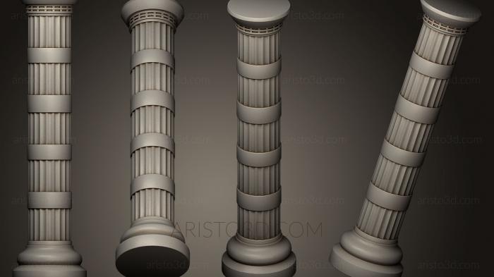 Columns (KL_0085) 3D model for CNC machine
